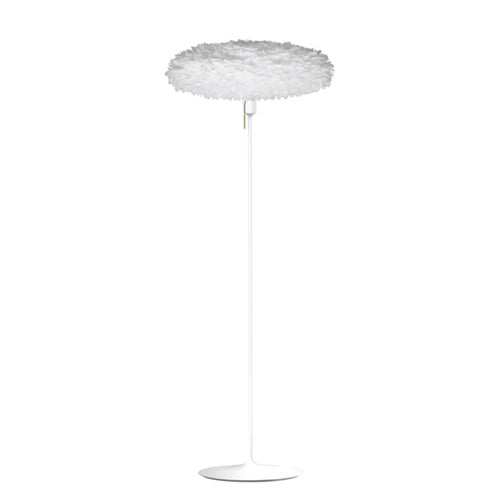 Eos Esther Floor Lamp By Umage – Large, White, White, Floor Lamp Installed in the bedroom, living, and dining room