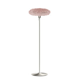 Eos Esther Floor Lamp By Umage – Medium, Rose, Brushed Steel, Floor Lamp Installed in the bedroom, living, and dining room