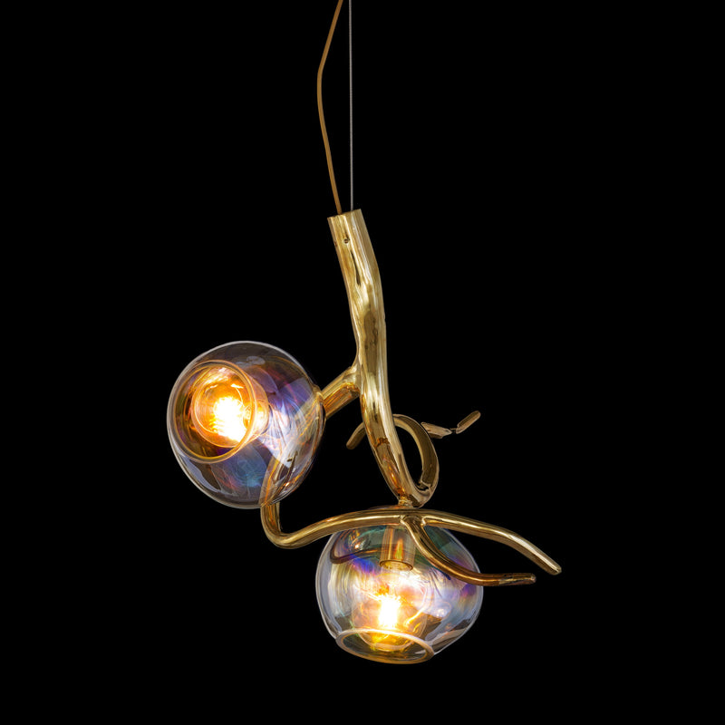 Ersa Pendant Light by Brand Van Egmond - Brass, Medium