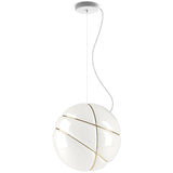 Armila F50 Pendant Lamp by Fabbian, Finish: Golden Rings, ,  | Casa Di Luce Lighting