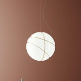 Armila F50 Pendant Lamp by Fabbian, Finish: Burnished Rings, Chrome Rings, Golden Rings, ,  | Casa Di Luce Lighting