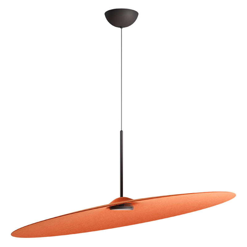 Acustica F58 Sound-Absorbing Pendant Lamp by Fabbian, Color: Coral, Size: Large,  | Casa Di Luce Lighting