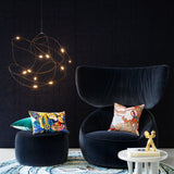 Small Brass/Bronze Flock of Light Suspension by Moooi
