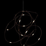 Small Brass/Bronze Flock of Light Suspension by Moooi