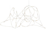Medium Brass/Bronze Flock of Light Suspension by Moooi