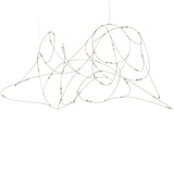 Medium Brass/Bronze Flock of Light Suspension by Moooi