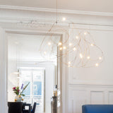 Medium Brass/Bronze Flock of Light Suspension by Moooi