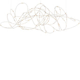 Large Brass/Bronze Flock of Light Suspension by Moooi