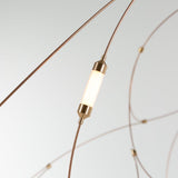 Brass/Bronze Flock of Light Suspension by Moooi