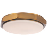 Aged Brass Small Grommet Ceiling Light by Modern Forms