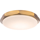 Aged Brass Large Grommet Ceiling Light by Modern Forms