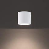 White Squat Outdoor Ceiling Light by Modern Forms