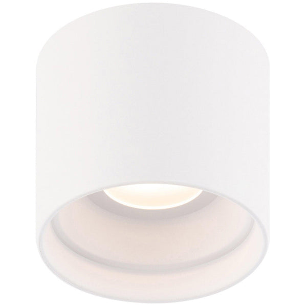 White Downtown Round Outdoor Ceiling Mount by W.A.C. Lighting