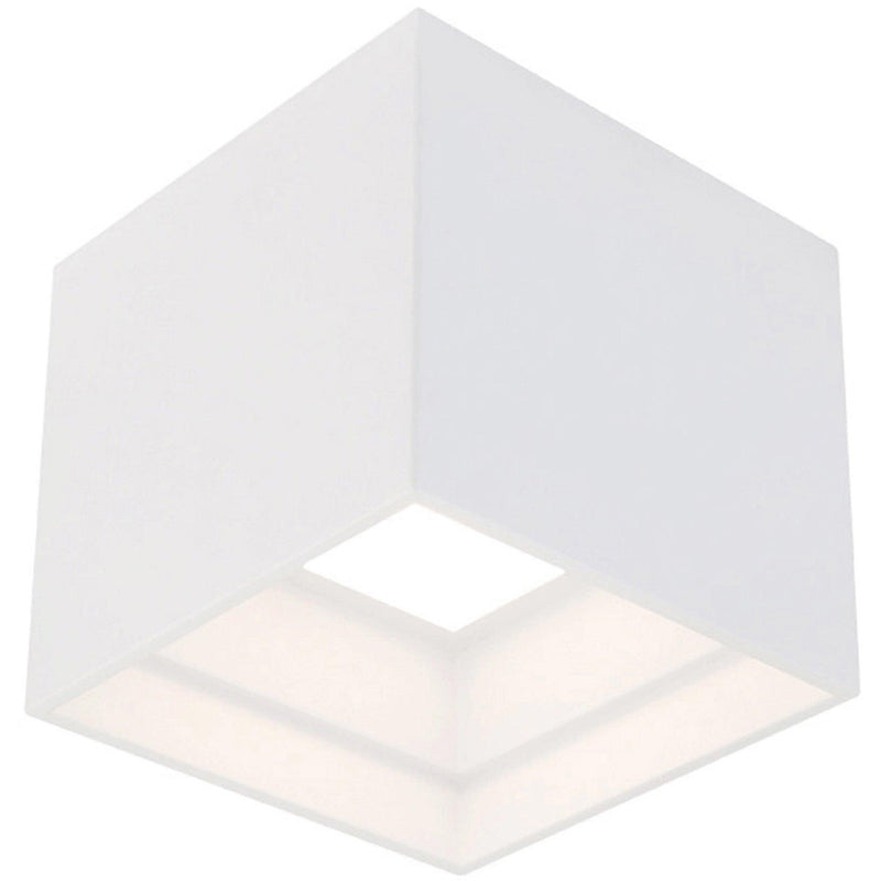 White Kube Outdoor Ceiling Light by Modern Forms