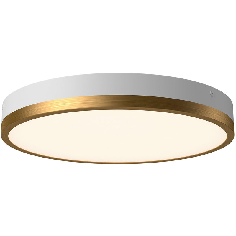 Aged Gold/White Large Adelaide Two Tone Ceiling Light by Alora