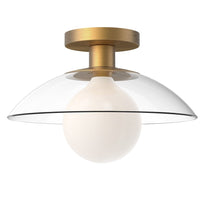 Francesca Ceiling Light By Alora, Finish: Aged Gold