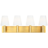 Beckham Classic Bathroom Vanity Light by TOB by Thomas O'Brien, Finish: BB - Burnished Brass, Number of Lights: 4, | Casa Di Luce Lighting