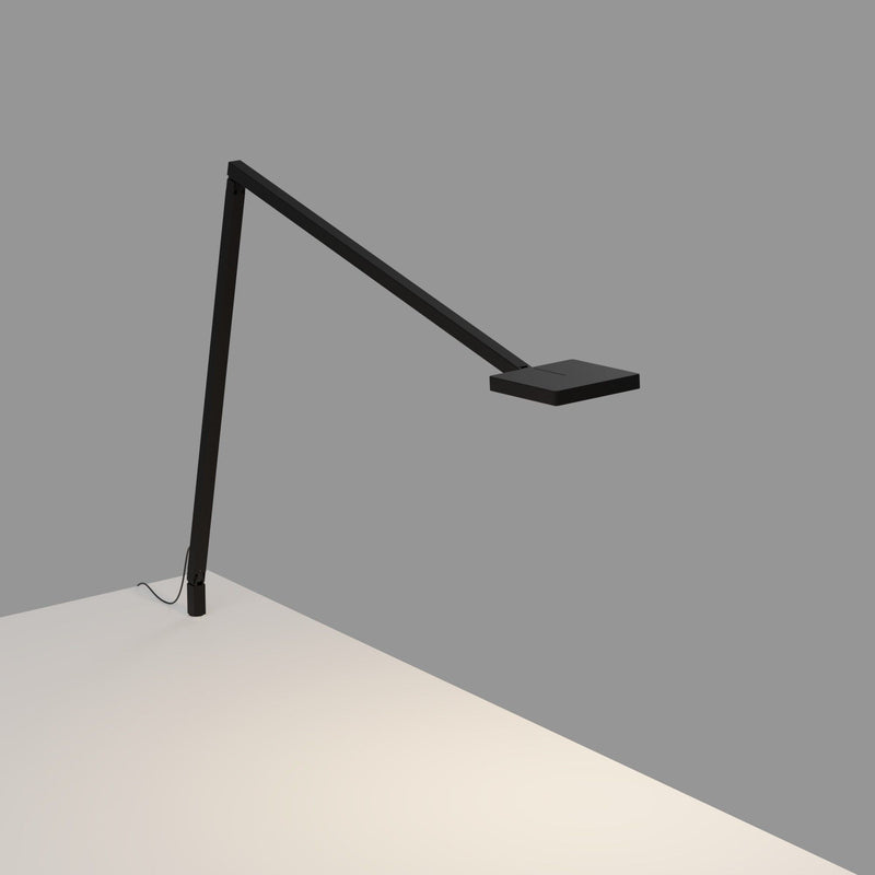 Focaccia Desk Lamp By Koncept, Finish: Matte Black, Through Table
