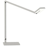 Focaccia Desk Lamp By Koncept, Finish: Silver, Desk base
