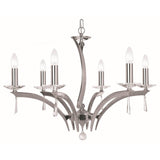 Forum 1708/6 Chandelier by Pedret, Finish: Chrome, ,  | Casa Di Luce Lighting