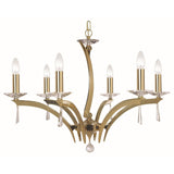 Forum 1708/6 Chandelier by Pedret, Finish: Antique, ,  | Casa Di Luce Lighting