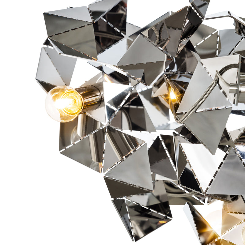 Fractal Chandelier by Brand Van Egmond - Stainless Steel, Detail