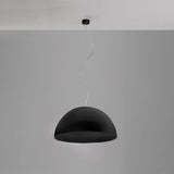 Giove Pendant Light By Egoluc-Black Color Hanging On Ceiling
