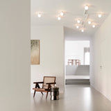 Grid Globe Ceiling Light By Toss B, Finish: White Painted