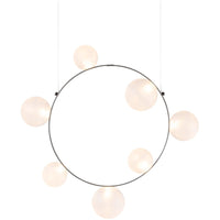 Frosted 7 Light Hubble Bubble Suspension by Moooi