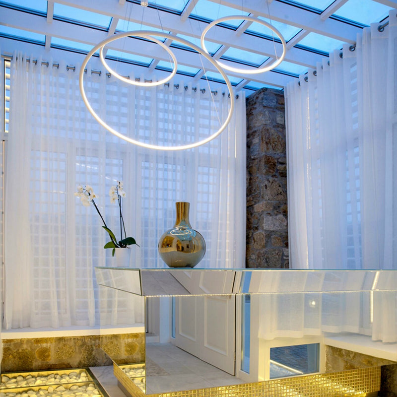 Hoola Suspension By Toss B, Finish: White