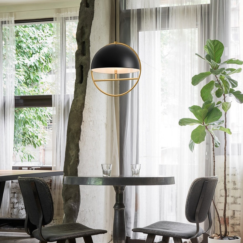 Huan Pendant By Seed, Size: Small, Finish: Matte Black