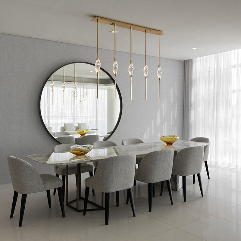 Il Pezzo Mancante 12 Long Chandelier in Dining Room