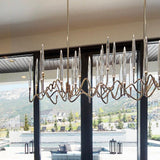 Il Pezzo Mancante 3 Long Chandelier by Il Pezzo Mancante