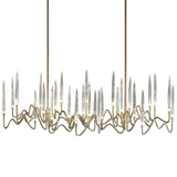 Gold Il Pezzo Mancante 3 Long Chandelier by Il Pezzo Mancante