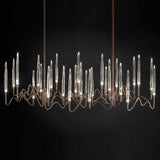 Bronze Shadow Il Pezzo Mancante 3 Long Chandelier by Il Pezzo Mancante