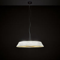 Drop Suspension by Itama, Color: Silver, Size: Small, Decoration: Floral | Casa Di Luce Lighting