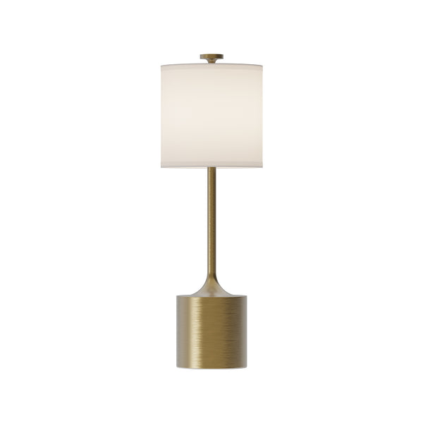 Issa Table Lamp by Alora Mood - Brushed Gold/Ivory Linen