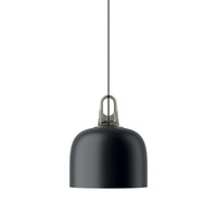 Jim Bell Pendant By Lodes, Finish: Grey, Color: Matte Black