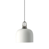 Jim Bell Pendant By Lodes, Finish: Grey, Color: Matte White