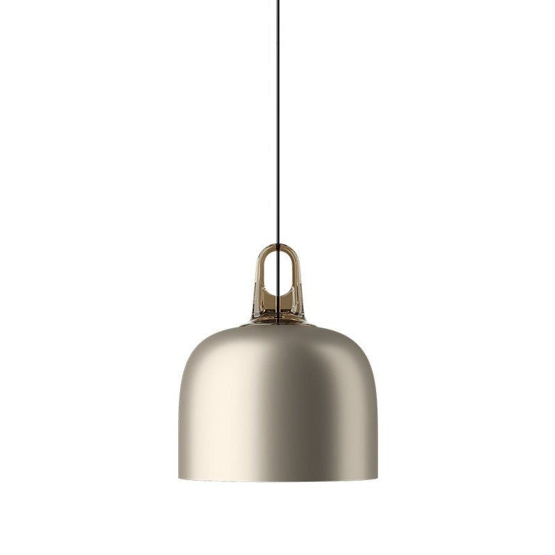 Jim Bell Pendant By Lodes, Finish: Honey, Color: Matte Champagne