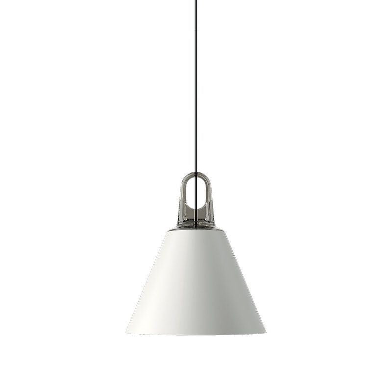 Jim Cylinder Pendant By Lodes, Finish: Grey, Color: Matte White