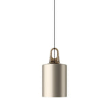 Jim Cylinder Pendant By Lodes, Finish: Honey, Color: Matte Champagne
