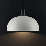 Jim Dome Suspension By Lodes, Finish: Grey, Color: Matte White