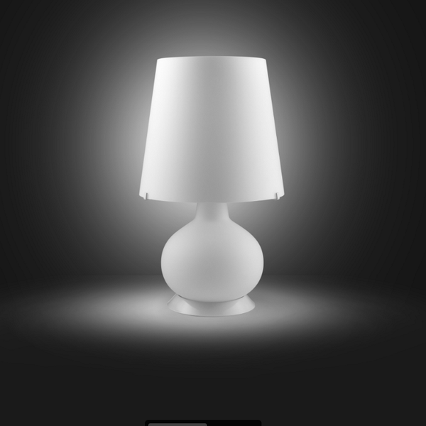 Kandida Table Lamp By Di Glass, Color: White