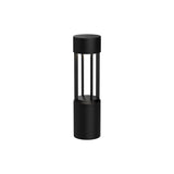 Knox Outdoor Bollard by Kuzco - Small, Black in white background