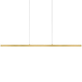 Vega Linear Suspension By Masiero, Size: Large, Finish: Brushed Gold