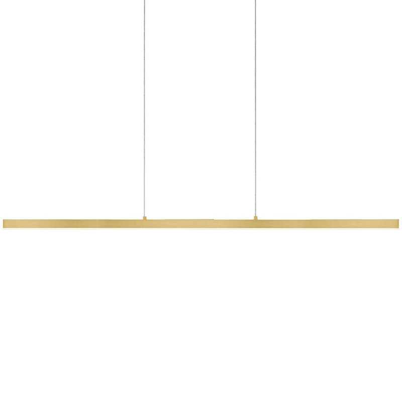 Vega Linear Suspension By Masiero, Size: Large, Finish: Brushed Gold
