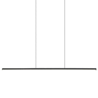 Chute Linear Suspension By Kuzco, Finish: Black, Size: Medium