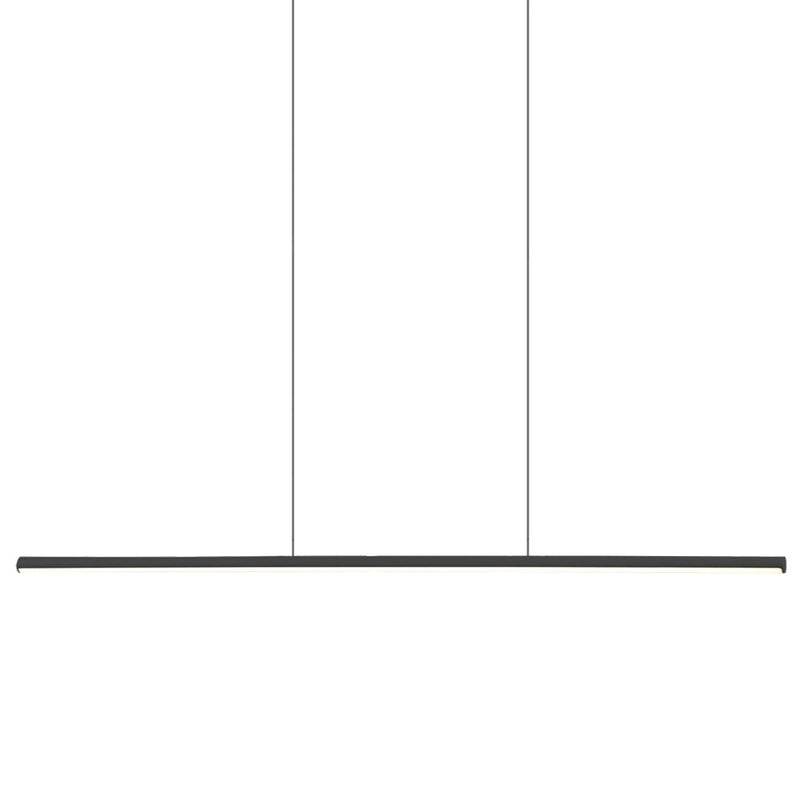 Chute Linear Suspension By Kuzco, Finish: Black, Size: Medium