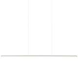 Chute Linear Suspension By Kuzco, Finish: White, Size: Medium